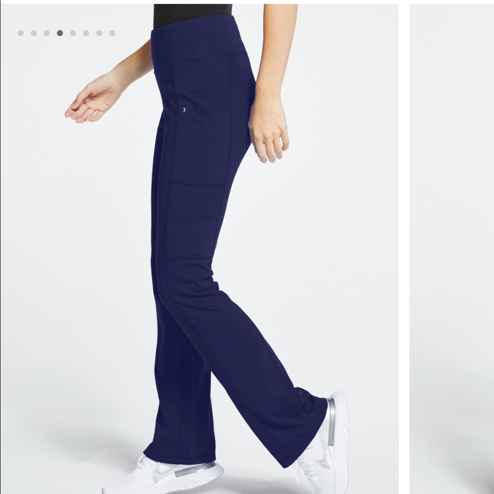 Jaanuu women’s navy scrub yoga pants